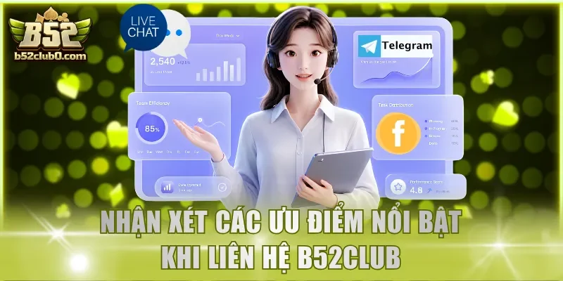 Nhận xét các ưu điểm nổi bật khi liên hệ B52Club
